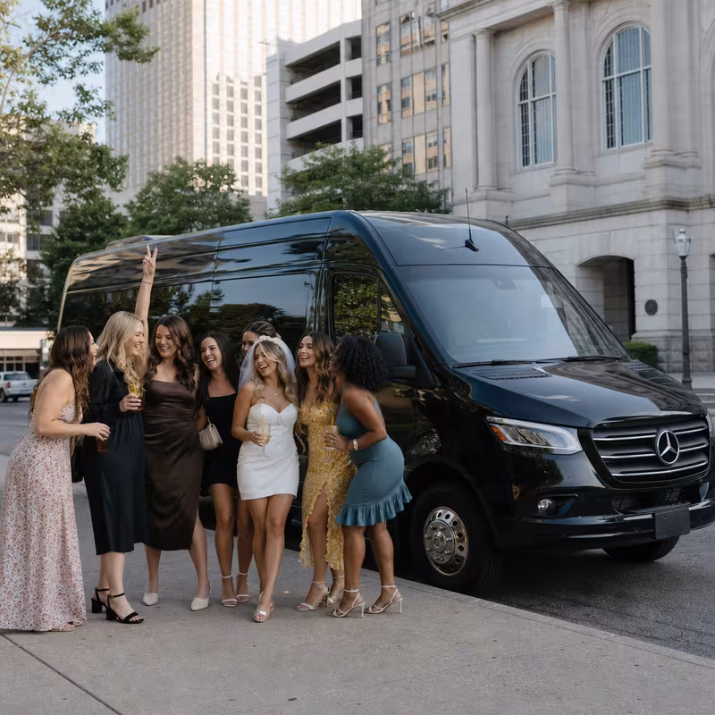 Lexington Bachelor & Bachelorette Transportation fleet vehicle
