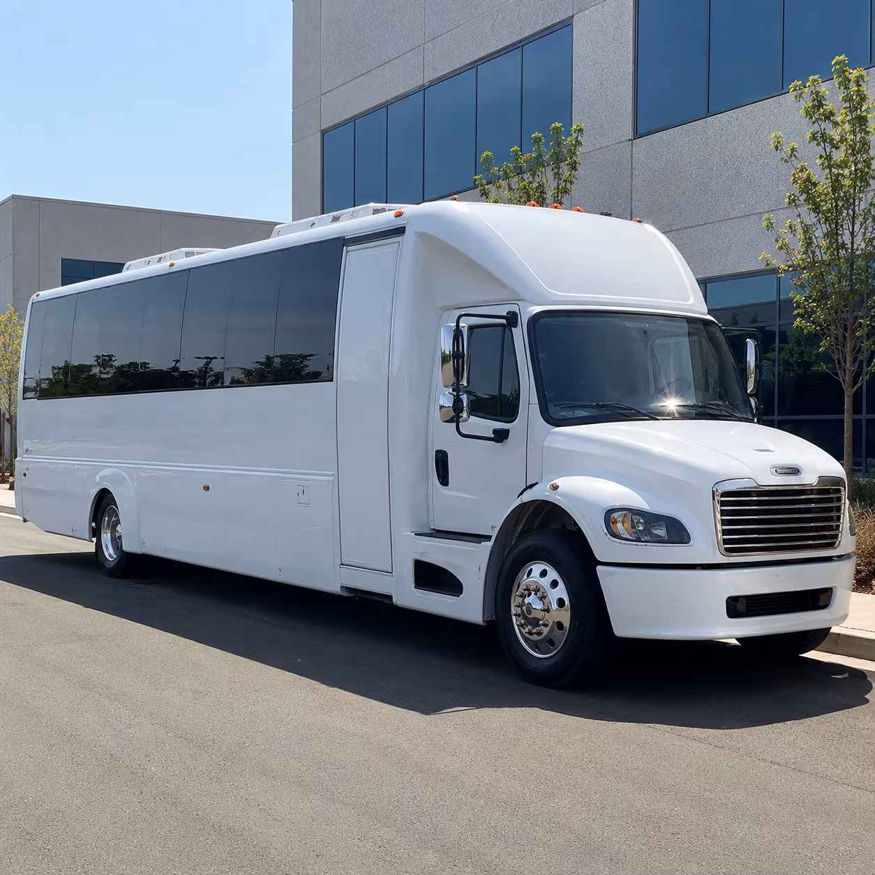 Lexington Birthday, Sweet 16, & Quinceañera Transportation party bus exterior