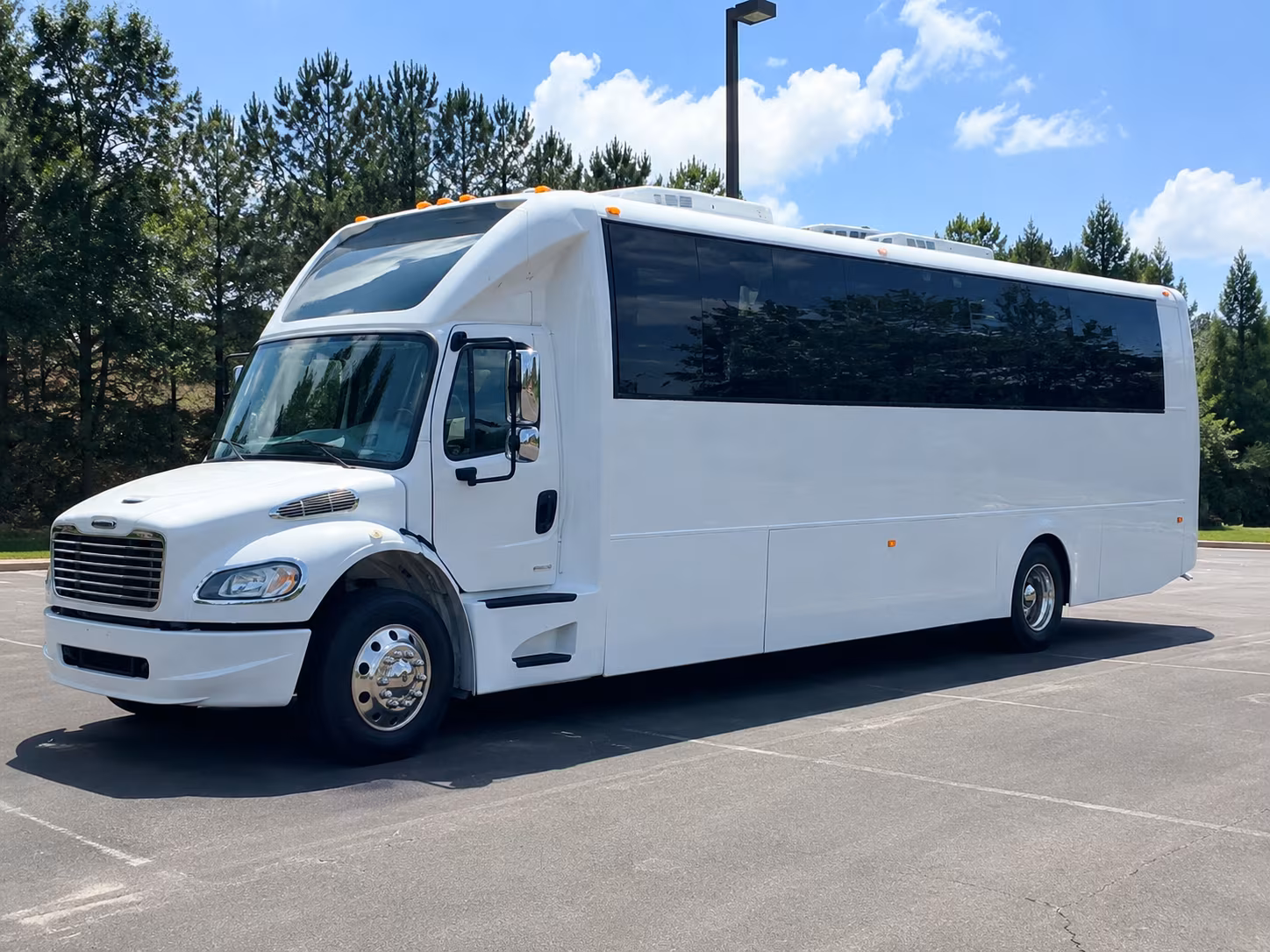 Lexington Birthday, Sweet 16, & Quinceañera Transportation party bus exterior