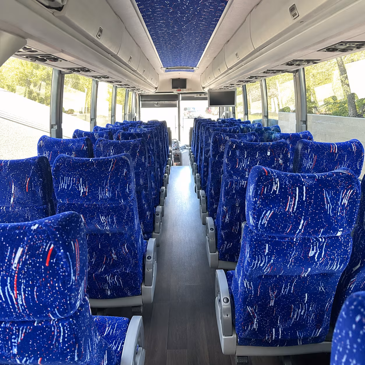 Lexington School Event Transportation party bus exterior
