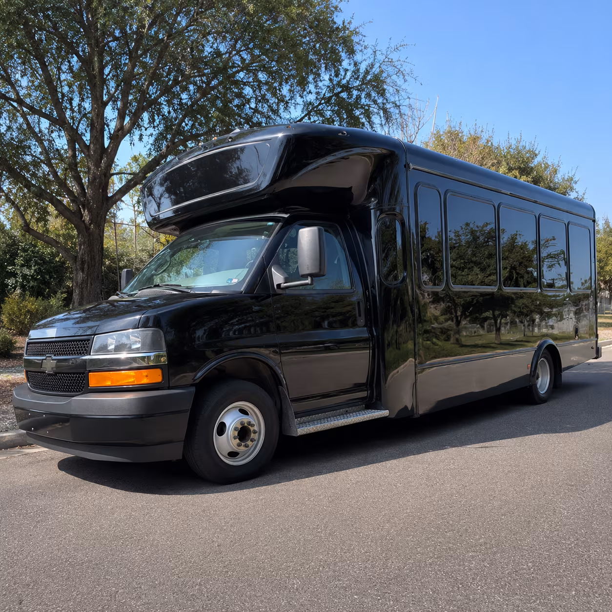 Lexington Sporting Event Transportation party bus exterior