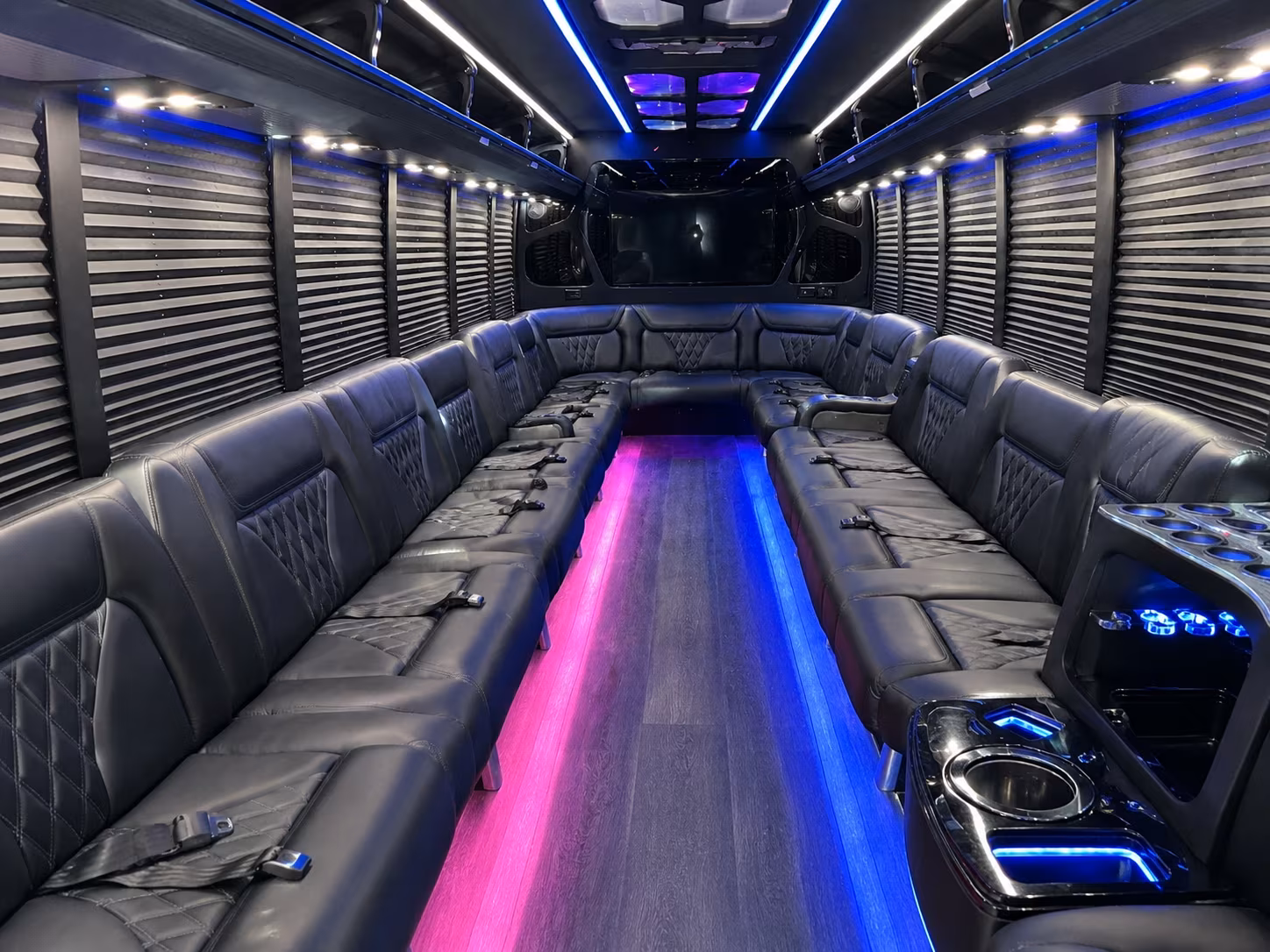 Lexington Wedding Transportation party bus exterior