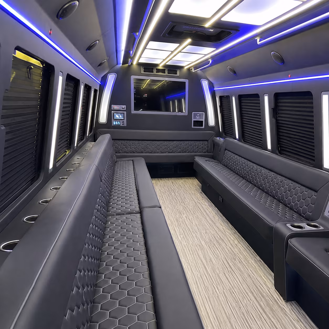 Lexington Wedding Transportation party bus exterior