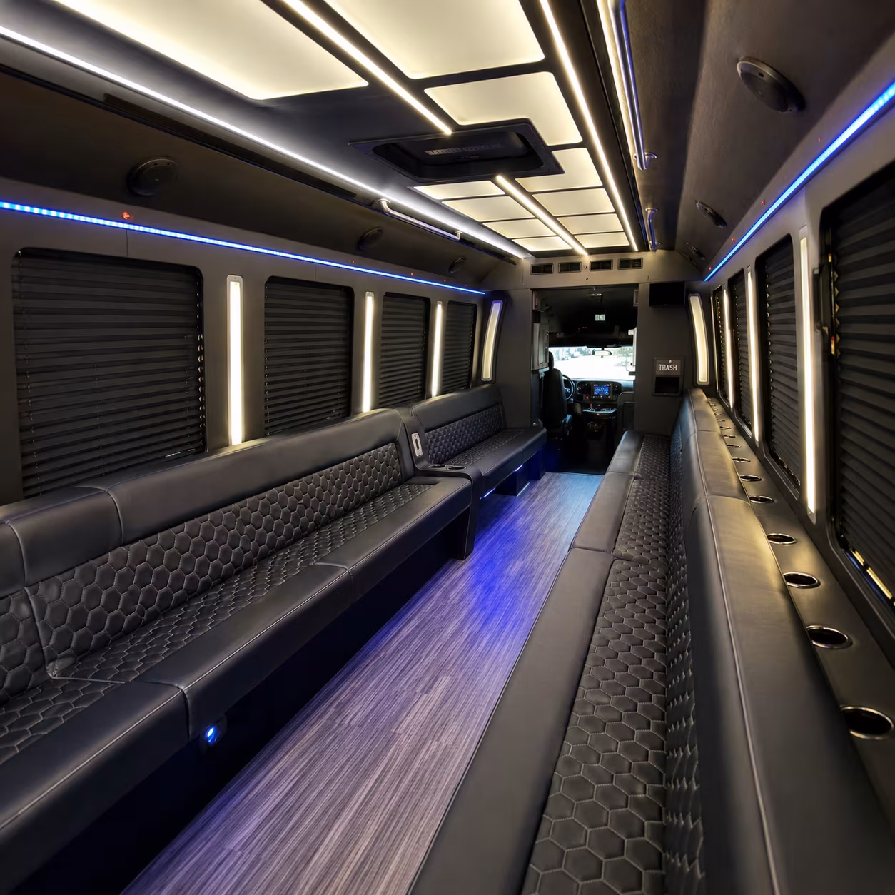 Lexington Wedding Transportation party bus exterior