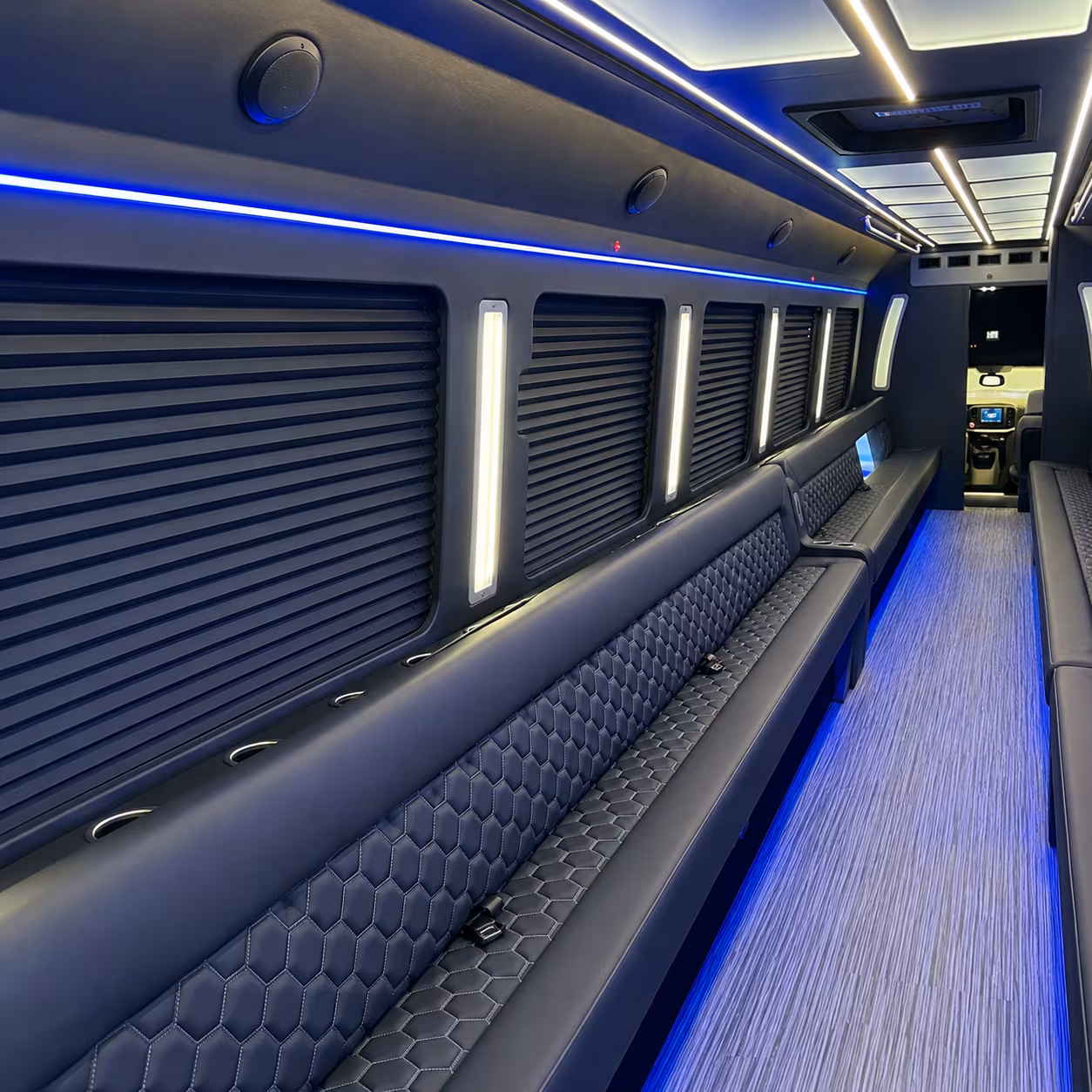 Lexington Wedding Transportation party bus exterior