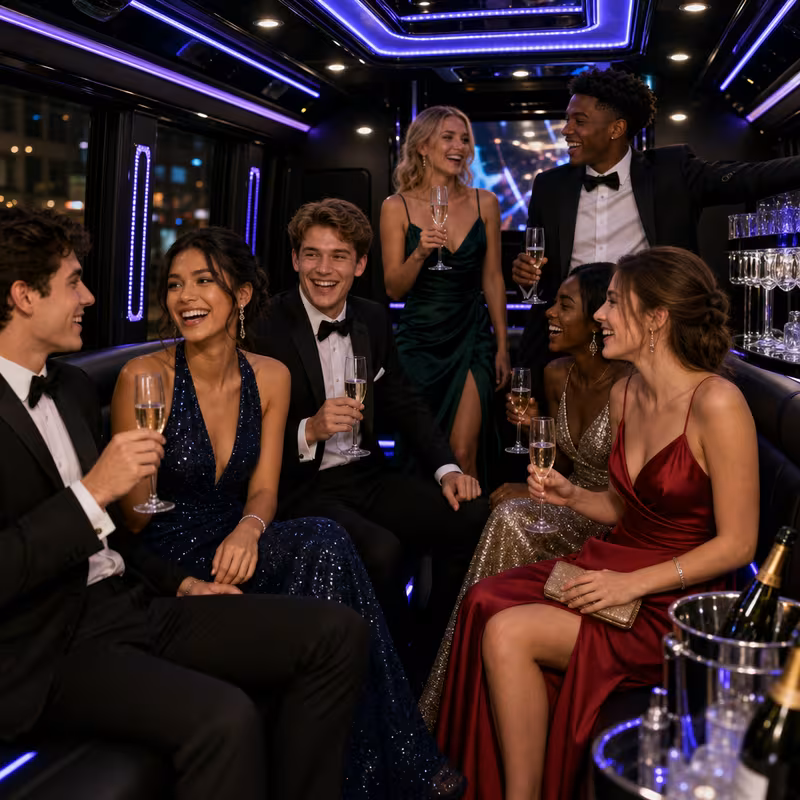 Lexington Prom & Homecoming Transportation fleet vehicle