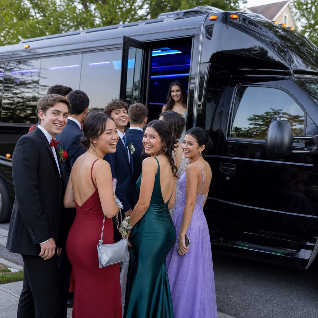 Lexington Prom Party Bus Rental
