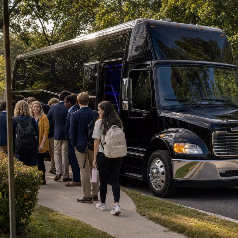 Lexington School Transportation fleet vehicle